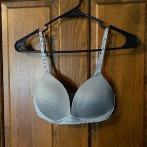 Gray T-Shirt Bra